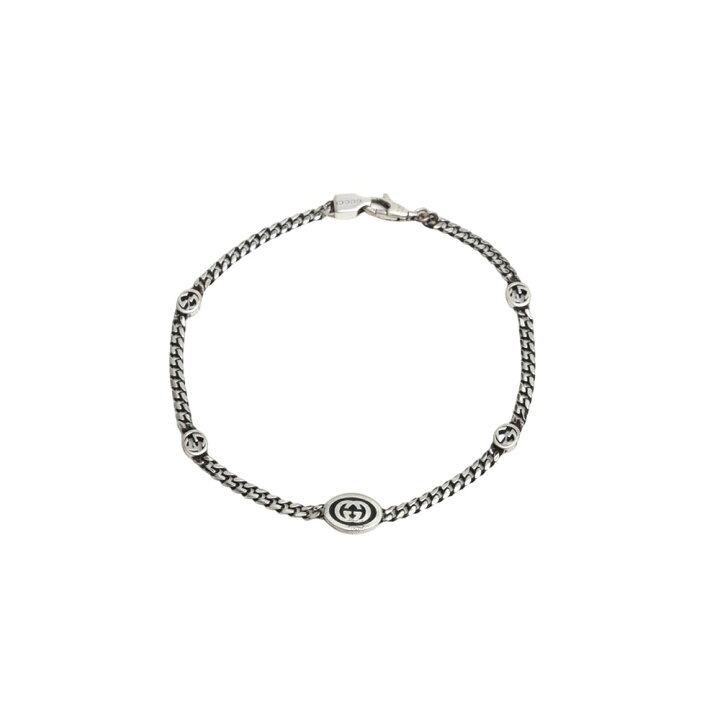 楽天市場】グッチ GUCCI ブレスレット シルバー 678657 J8410 8191 GG 