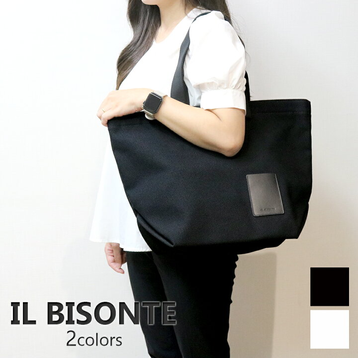 楽天市場】イルビゾンテ IL BISONTE トートバッグ コットン キャンバス 