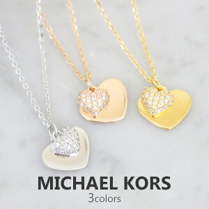 }CPR[X lbNX fB[X pF n[g y_g MKC1120AN Iׂ3color MICHAEL KORS Pave Heart Pendant S ؚ Vv MK 