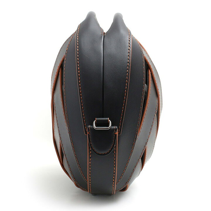 ペランパリ PERRIN PARIS プチパニエ エナメル レザー ハンドバッグ 