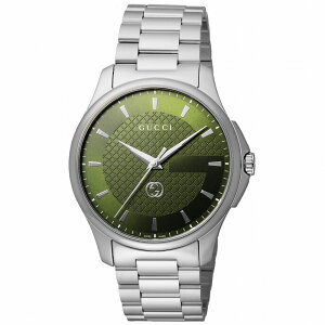 �O�b�` GUCCI �r���v YA126369 �����Y �W�[�^�C�����X G-TIMELESS �N�H�[�c �O���[�� �V���o�[