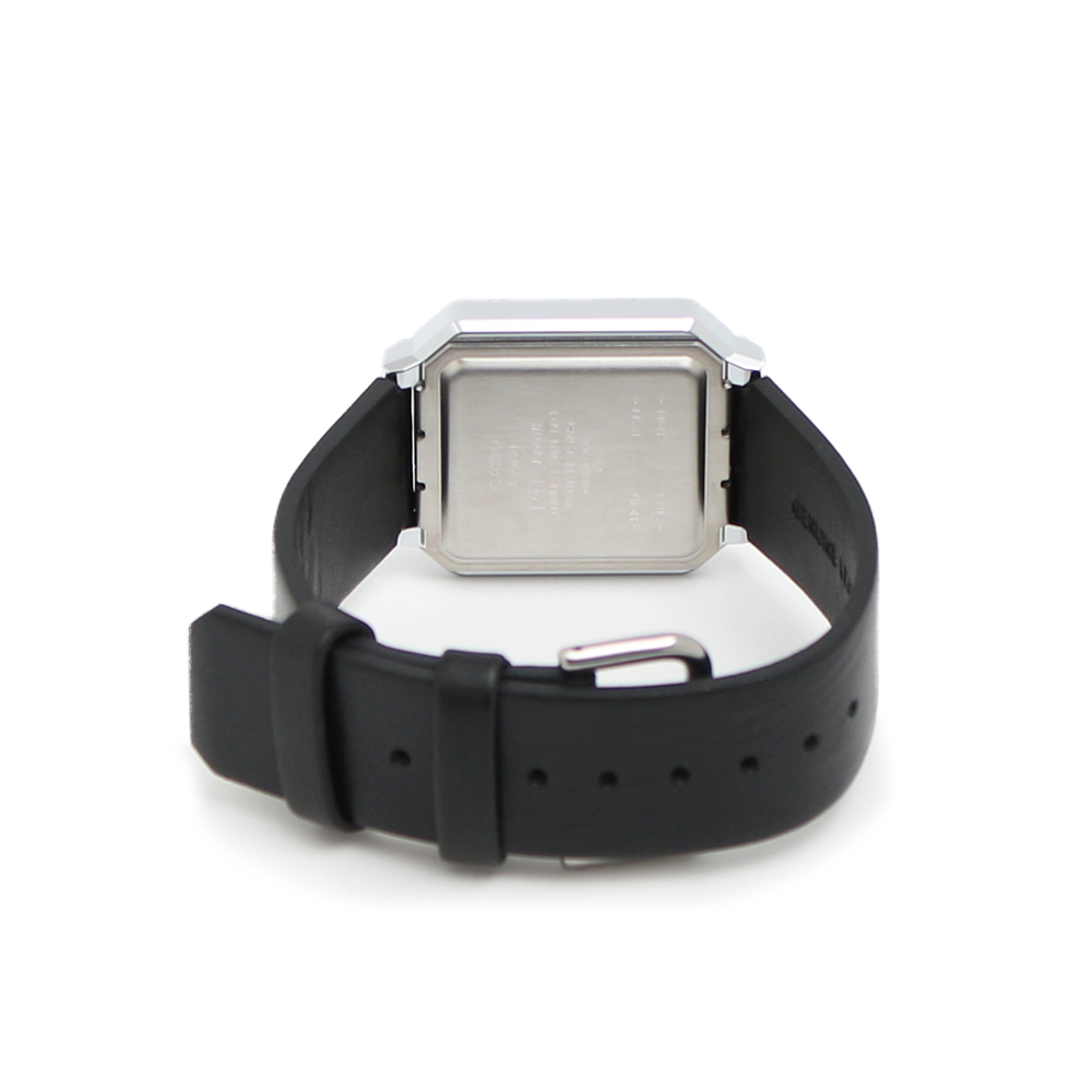 カシオ CASIO A100WEL-1A 腕時計 ユニセックス ブラック、シルバー クロノグラフ クオーツ デジタル | ウォッチリスト