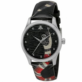 グッチ GUCCI Gタイムレス YA1264007A 腕時計 ユニセックス ブラック クオーツ アナログ 並行輸入品