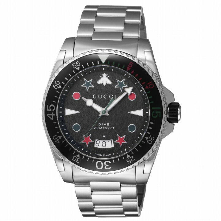 楽天市場】グッチ GUCCI DIVE YA136221 腕時計 メンズ ブラック 