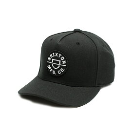 ブリクストン BRIXTON CREST C MP SNAPBACK キャップ 帽子 11001-BLACK メンズ ブラック