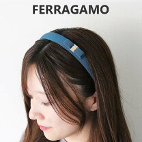 楽天市場】フェラガモ カチューシャ ネイビーの通販