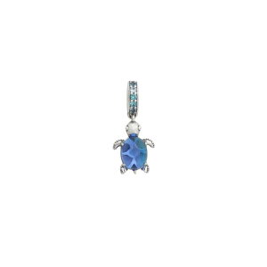 �p���h�� PANDORA Moments Murano Glass Sea Turtle Dangle Charm �`���[�� 798939c01 ���f�B�[�X �u���[
