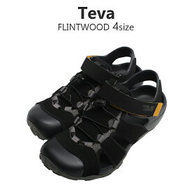 TEVA テバ 1118941 サンダル メンズ M FLINTWOOD フリンウッド 水陸両用 スポーツサンダル 靴 ブラック 黒