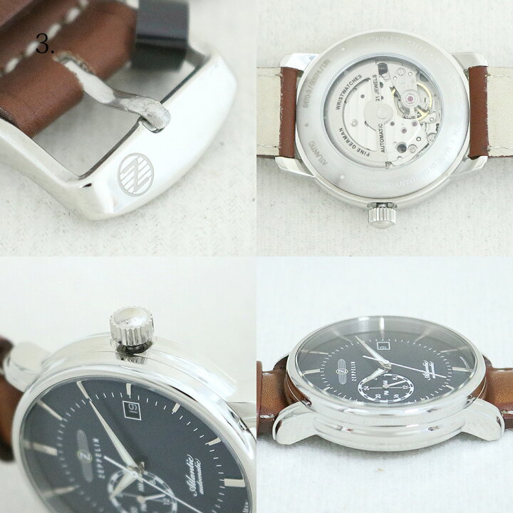 楽天市場 ツェッペリン 腕時計 メンズ Automatic 40mm 選べる2color 自動巻き レザー ドイツ 8470 3 8470 2 男性 彼氏 旦那 息子 お父さん 誕生日プレゼント クリスマス バレンタイン 父の日 結婚記念日 成人祝い 就職祝い ウォッチリスト