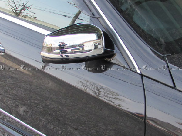 【 BRIGHTZ Eクラス ステーションワゴン W212 メッキドアミラーカバー 【 MIR−SID−013 】 E220 E250 E300  E350 メルセデスベンツ ブラバス ロリンザー カールソン Lorinser Carlsson BRABUS Mercedes−Benz |