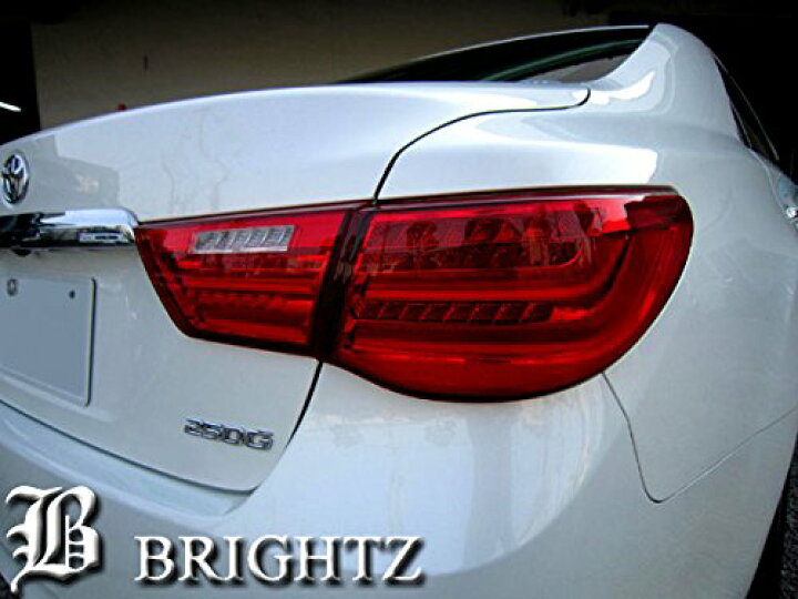 楽天市場】【 BRIGHTZ マークX 130 133 135 前期 ファイバーLEDテール 