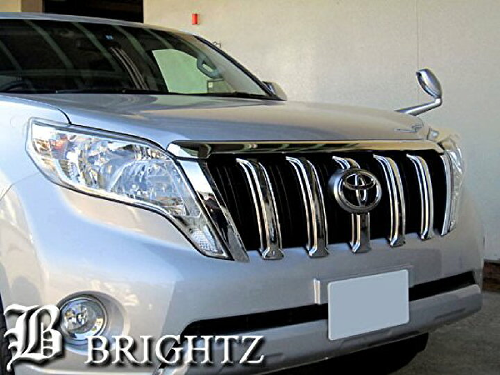楽天市場】【 BRIGHTZ プラド 150 151 中期 メッキグリルフィンカバー 