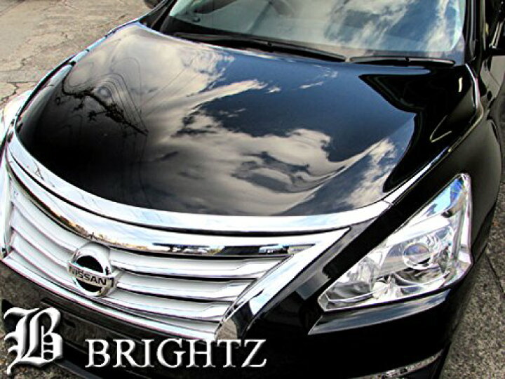 楽天市場】【 BRIGHTZ ティアナ L33 メッキフロントボンネットベゼル 
