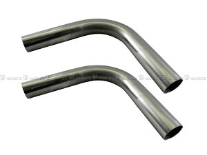 �y BRIGHTZ 42�� 90�x �X�e�����X �Ȃ��p�C�v 1.2mm�� 2PC �z �y CUR�|PIPE�|012�|2PC �z 42�p�C 42�� 90°