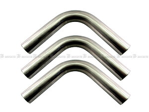 �y BRIGHTZ 48�� 90�x �X�e�����X �Ȃ��p�C�v 1.2mm�� 3PC �z �y CUR�|PIPE�|018�|3PC �z 48�p�C 48�� 90°
