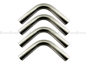 �y BRIGHTZ 48�� 90�x �X�e�����X �Ȃ��p�C�v 1.2mm�� 4PC �z �y CUR�|PIPE�|018�|4PC �z 48�p�C 48�� 90°