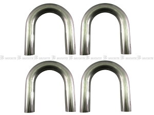 �y BRIGHTZ 51�� 180�x �X�e�����X �Ȃ��p�C�v 1.2mm�� 4PC �z �y CUR�|PIPE�|021�|4PC �z 51�p�C 51�� 180°