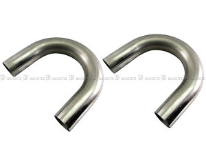 �y BRIGHTZ 60�� 180�x �X�e�����X �Ȃ��p�C�v 1.2mm�� 2PC �z �y CUR�|PIPE�|001�|2PC �z 60�p�C 60�� 180°