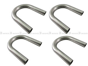 �y BRIGHTZ 42.7�� 180�x �X�e�����X �Ȃ��p�C�v 1.2mm�� 4PC �z �y CUR�|PIPE�|009�|4PC �z 42.7�p�C 42.7�� 180°
