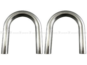 �y BRIGHTZ 38�� 180�x �X�e�����X �Ȃ��p�C�v 1.2mm�� 2PC �z �y CUR�|PIPE�|039�|2PC �z 38�p�C 38�� 180°