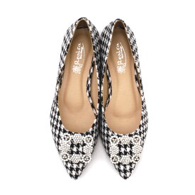 【5%オフクーポン◆0のつく日】ビジューパンプス ポインテッドパンプス 歩きやすい 痛くないパンプス セレモニー 卒業式 卒園式 入学式 入園式 ファーマル 結婚式 二次会 オケージョン 人気 黒 ドット グレー パンプス