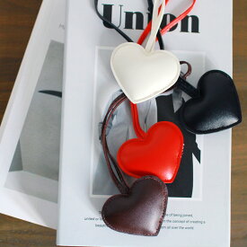 【5％オフクーポン◆18日限定】ハートチャーム バッグチャーム ハート キーホルダー ハートモチーフチャーム 軽量 チャーム バッグアクセサリー ネコポス送料無料　 韓国チャーム 韓国ファッション