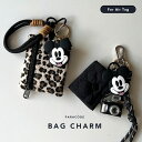 【マラソンクーポン配布中◆ポイントUP】オールド キャラクターチャーム カメラモチーフチャーム レオパード柄ポーチ…