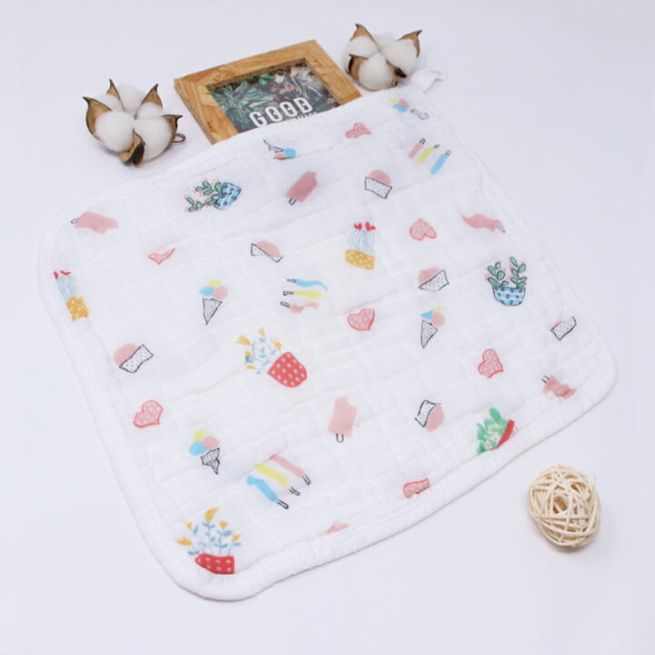 楽天市場】BRILBE ガーゼタオル ベビー フェイスタオル ハンドタオル ガーゼタオル ガーゼハンカチ キッズ ループ 付 6重 6枚組 保育園  30 × 30cm 綿100％ 入園準備 新生児 バスタオル バスタオルト 赤ちゃん よだれふき お食事 沐浴 出産祝い 通気性 吸水 :  BRILBE SHOP