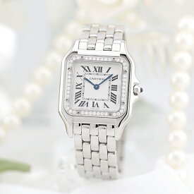 【60回払いまで金利0%】カルティエ パンテール ドゥ カルティエ MM W4PN0008 付属品完品 CARTIER 中古レディース 腕時計 送料無料