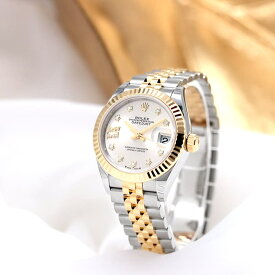 【60回払いまで金利0%】ロレックス デイトジャスト 28 279173G シルバー スターダイヤ ジュビリーブレス ROLEX 新品レディース 腕時計 送料無料