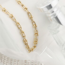 ティファニー ハードウェア スモール リンク ネックレス イエローゴールド 60964882 TIFFANY & Co. 新品ネックレス ブランドジュエリー 送料無料
