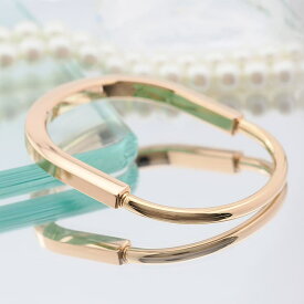 【60回払いまで金利0%】ティファニー ロック バングル ローズゴールド ミディアムサイズ 70185504 TIFFANY & Co. 新品ブレスレット・バングル ブランドジュエリー 送料無料