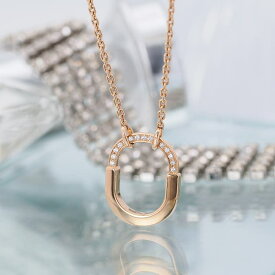 【60回払いまで金利0%】ティファニー ロック スモールペンダント ネックレス ローズゴールド ダイヤモンド 74365752 TIFFANY & Co. 新品ネックレス ブランドジュエリー 送料無料