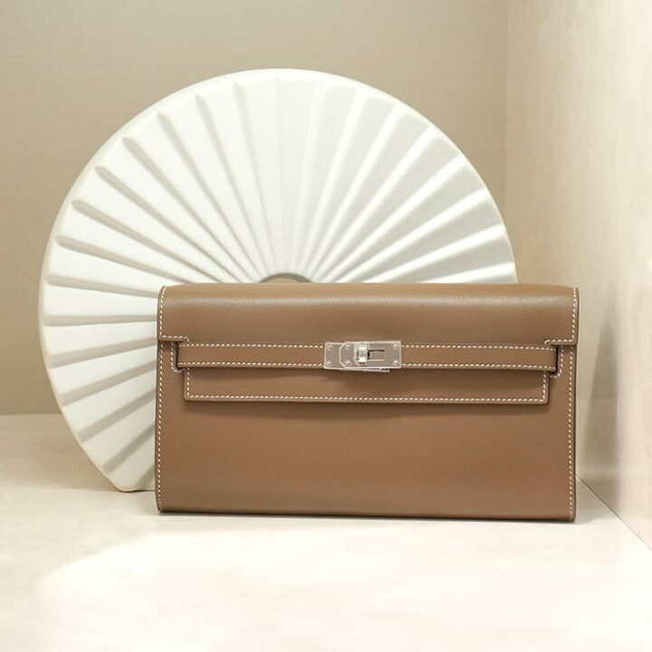 楽天市場】エルメス ケリー ロング トゥーゴー タデラクト エトゥープ  