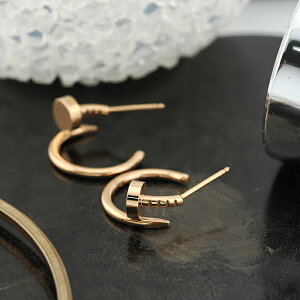 カルティエ ジュスト アン クル ピアス ピンクゴールド B8301234 CARTIER 新品ピアス ブランドジュエリー 送料無料