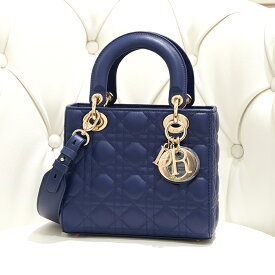 【60回払いまで金利0%】クリスチャン ディオール レディディオール My ABCDior バッグ スモール ラムスキン ロイヤルブルー M0538ONGE_M14Z 新品ハンドバッグ ブランドバッグ 送料無料