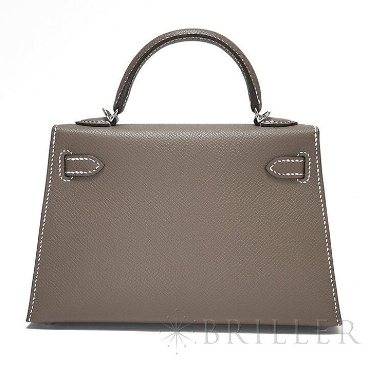 楽天市場】エルメス ミニケリー2 エプソン エトゥープ シルバー金具  