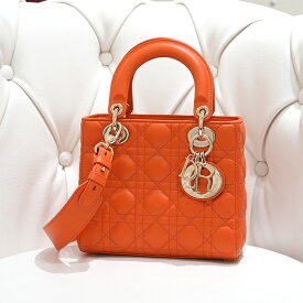 クリスチャン ディオール レディディオール My ABCDior バッグ スモール レッド ラムスキン M0538OCAL_M37O 新品ハンドバッグ ブランドバッグ 送料無料