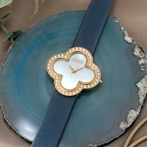 ���@���N���[�t���A�[�y�� �A���n���u�� �~�f�B�A�����f�� �E�H�b�` �C�G���[�S�[���h MOP �_�C�������h VCARF52800 �t���i���i Van Cleef & Arpels �V�i���f�B�[�X �r���v ��������