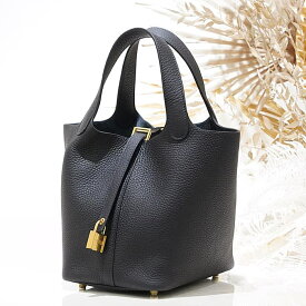 【60回払いまで金利0%】エルメス ピコタン ロックPM トリヨン キャバン ゴールド金具 HERMES 新品ハンドバッグ ブランドバッグ 送料無料
