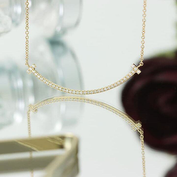 楽天市場】TIFFANY & Co. ティファニーT スモール スマイル ペンダント 