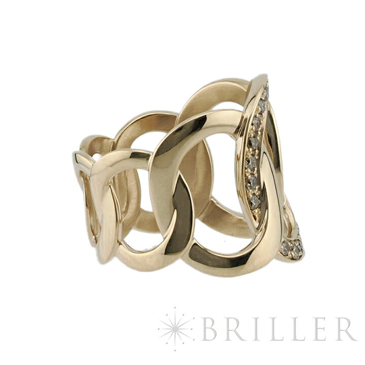 楽天市場】ポメラート ブレラ リング ローズゴールド ブラウン  