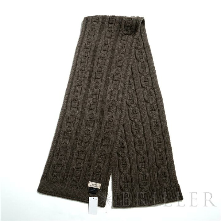楽天市場】エルメス《フォーブル》ニットマフラー H394816T 03 35cm 