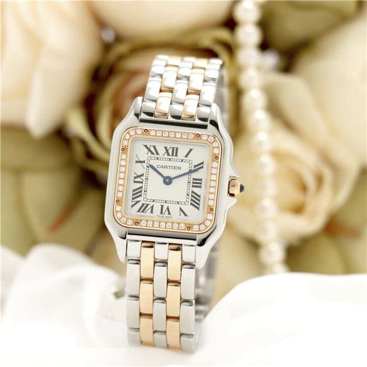 楽天市場】カルティエ パンテール ドゥ カルティエ MM W3PN0007  