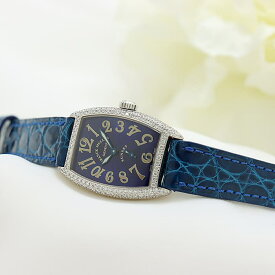 フランクミュラー トノーカーベックス 1750S6D SUN FRANCK MULLER 中古レディース 腕時計 送料無料