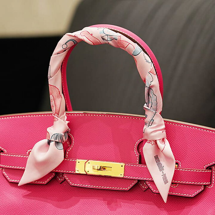 楽天市場】エルメス ツイリー シルク ドレスコード ピンク HERMES 新品 