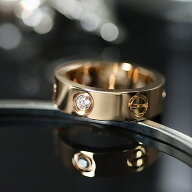 カルティエ ラブリング B4087550 ピンクゴールド ダイヤモンド CARTIER 新品リング ブランドジュエリー …