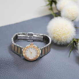 ブルガリ ブルガリ・ブルガリ レディ BBL23WSPG/12 12Pダイヤ シェル BVLGARI 新品レディース 腕時計 送料無料