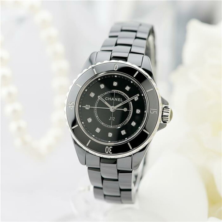 楽天市場】シャネル J12 ブラックセラミック 33mm H5701 CHANEL 新品  