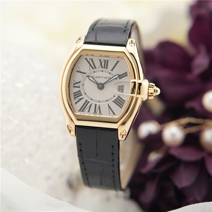 楽天市場】カルティエ ロードスター SM W62018Y5 イエローゴールド  